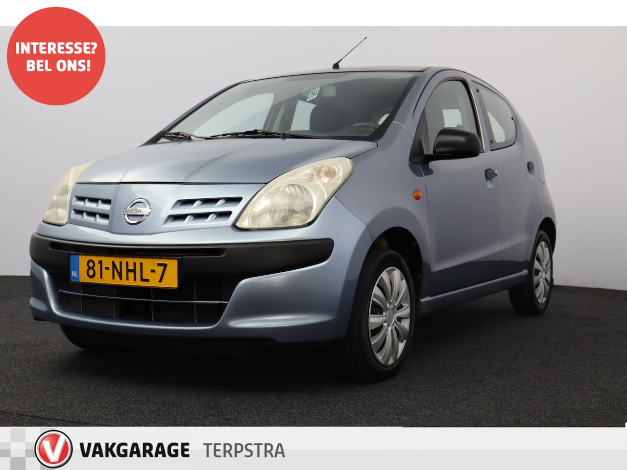 Nissan Pixo - 1.0 Visia /EERSTE EIGENAAR!! /5-Drs /Stuurbekrachtiging /Bumpers in kleur /Airbags /Radio- - AutoWereld.nl