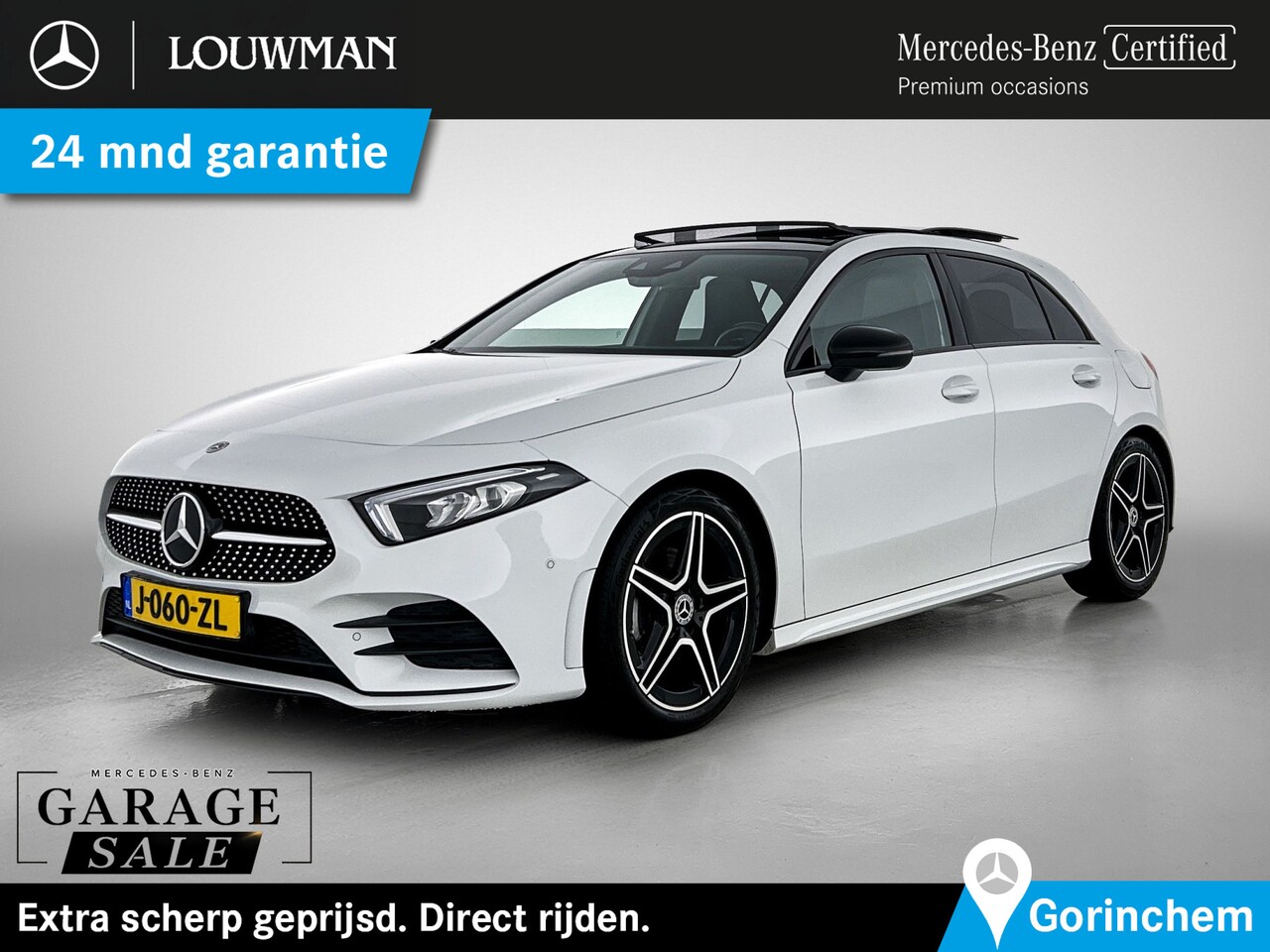 Mercedes-Benz A-klasse - 180 AMG line | Night Pakket | Panorama Schuif-Kanteldak | Sfeerverlichting. | Ledkoplampe - AutoWereld.nl
