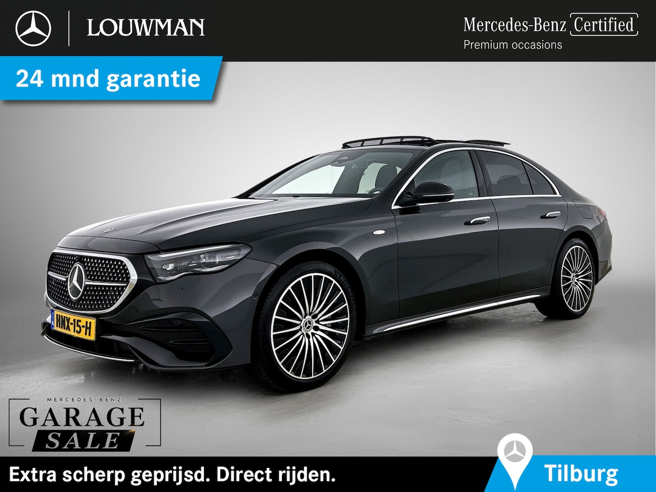 Mercedes-Benz E-klasse - 300 e Sport Edition AMG Line | Panoramadak | Distronic | Lederen bekleding | Alarm | Parke - AutoWereld.nl
