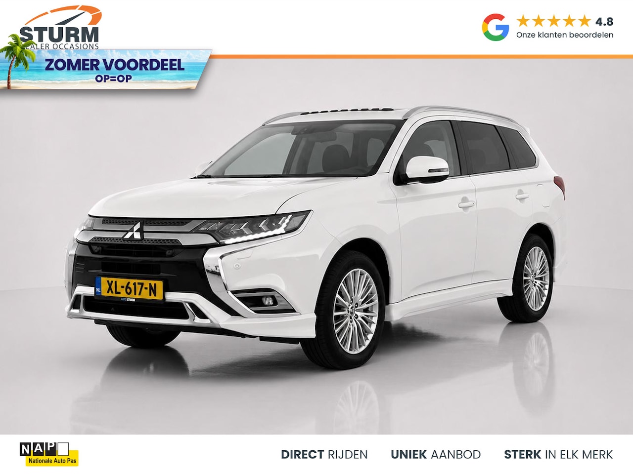 Mitsubishi Outlander - 2.4 PHEV Intense+ incl. Trekhaak! - AutoWereld.nl