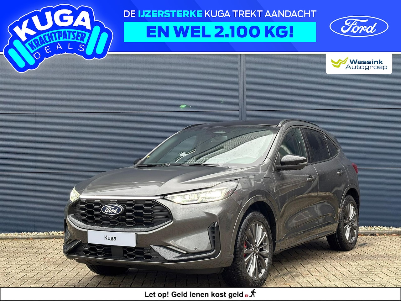 Ford Kuga - 2.5 PHEV 243pk e-CVT Sound Edition v.a 259,- p/mnd met Ford Options - AutoWereld.nl
