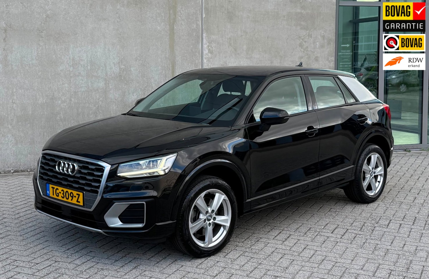 Audi Q2 - 1.0 TFSI Sport Pro Line S 2018 Zwart LED|NAP|PDC - AutoWereld.nl
