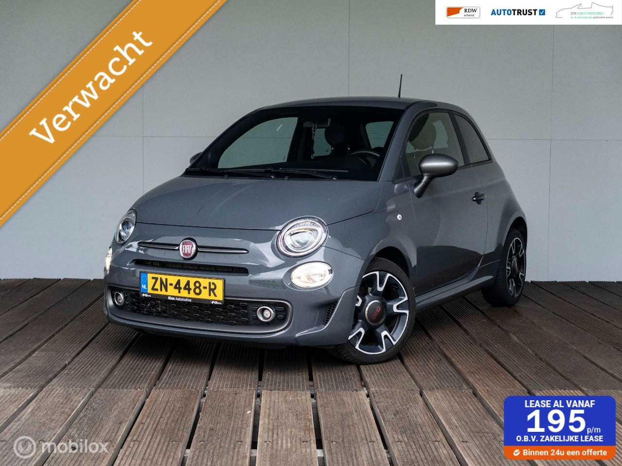 Fiat 500 - 86pk Sport|RIJKLAAR|2EIG|NAV|LEER|PDC|DLROH|GARANTY - AutoWereld.nl