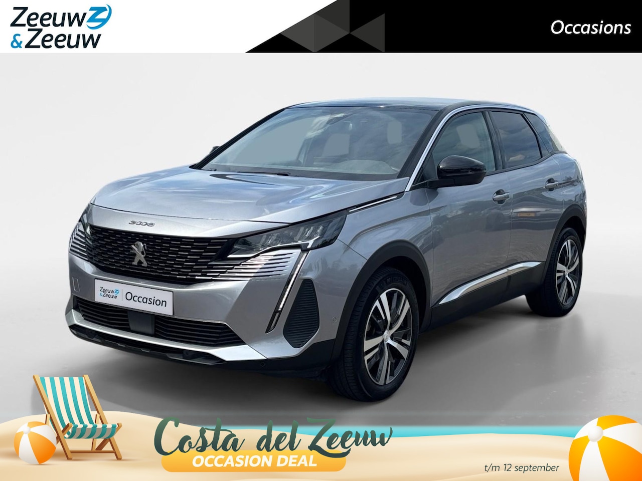 Peugeot 3008 - 1.2 - 130PK PureTech Allure | Elektrische Achterklep | Digital Cockpit | Navi | Camera | P - AutoWereld.nl