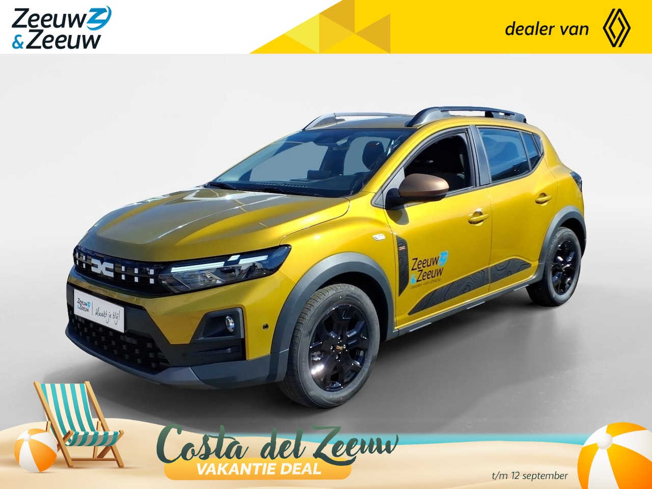 Dacia Sandero Stepway - 1.0 TCe 110 limited edition Airco | Naviegatie | 7jaar garantie | per 18 juli beschikbaar - AutoWereld.nl