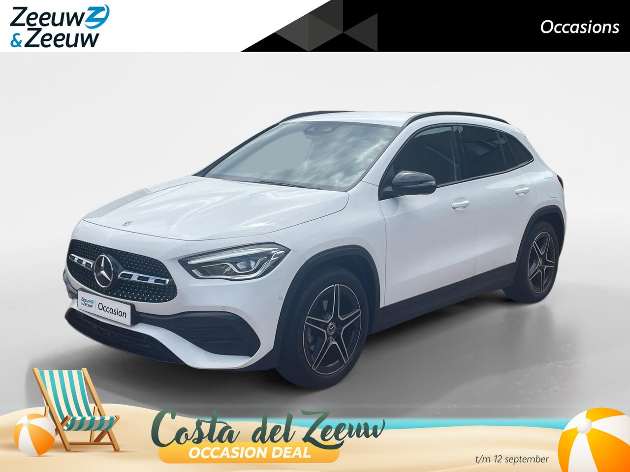 Mercedes-Benz GLA-Klasse - 180 Business Solution AMG *Automaat*Navi+Camera*Trekhaak*Stoelverwarming*Elekt. Achterklep - AutoWereld.nl