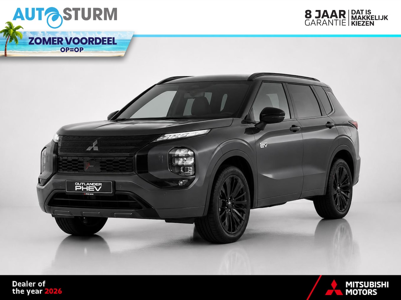 Mitsubishi Outlander - 2.4 PHEV Black Edition 2.4 PHEV Black Edition - AutoWereld.nl