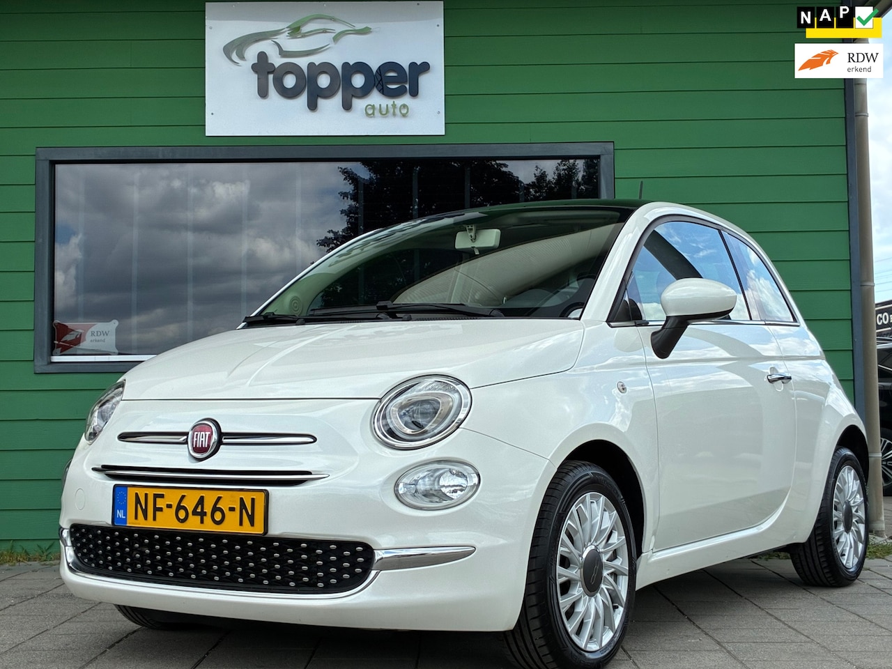 Fiat 500 - 0.9 TwinAir Turbo Sport|Panoramadak|CruiseControl|Airco|PDC|Lm-Velgen| - AutoWereld.nl