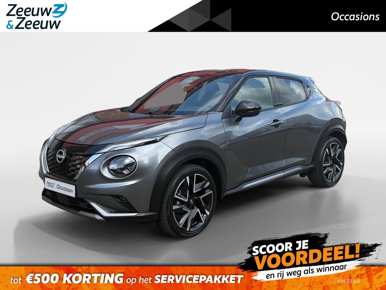 Nissan Juke - 1.6 Hybrid N-Design WK DEAL € 500,- korting |Lichtmetalen velgen | Metallic lak| Navigatie - AutoWereld.nl