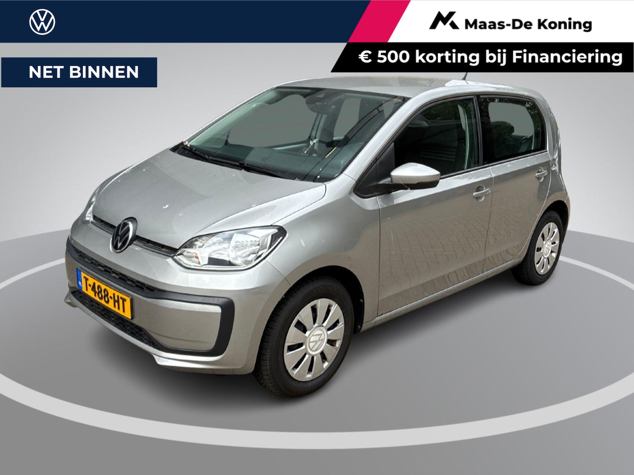 Volkswagen Up! - 1.0 65pk · Camera · P-Sensoren · Climatronic · Cruise Control · Telefoon Dock · 14'' Inch - AutoWereld.nl