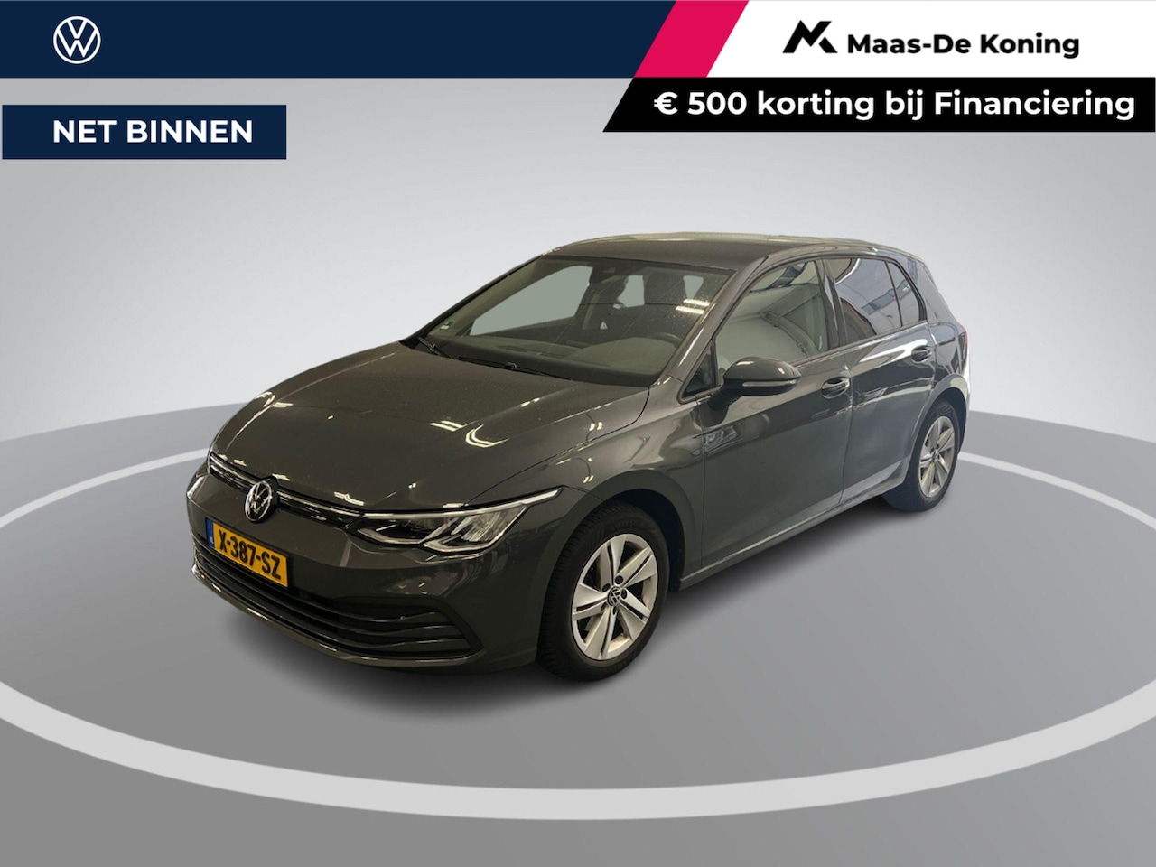 Volkswagen Golf - 1.0 eTSI 110pk DSG Life · Camera · Apple/Android Car Play · Navigatie · Sfeerverlichting · - AutoWereld.nl