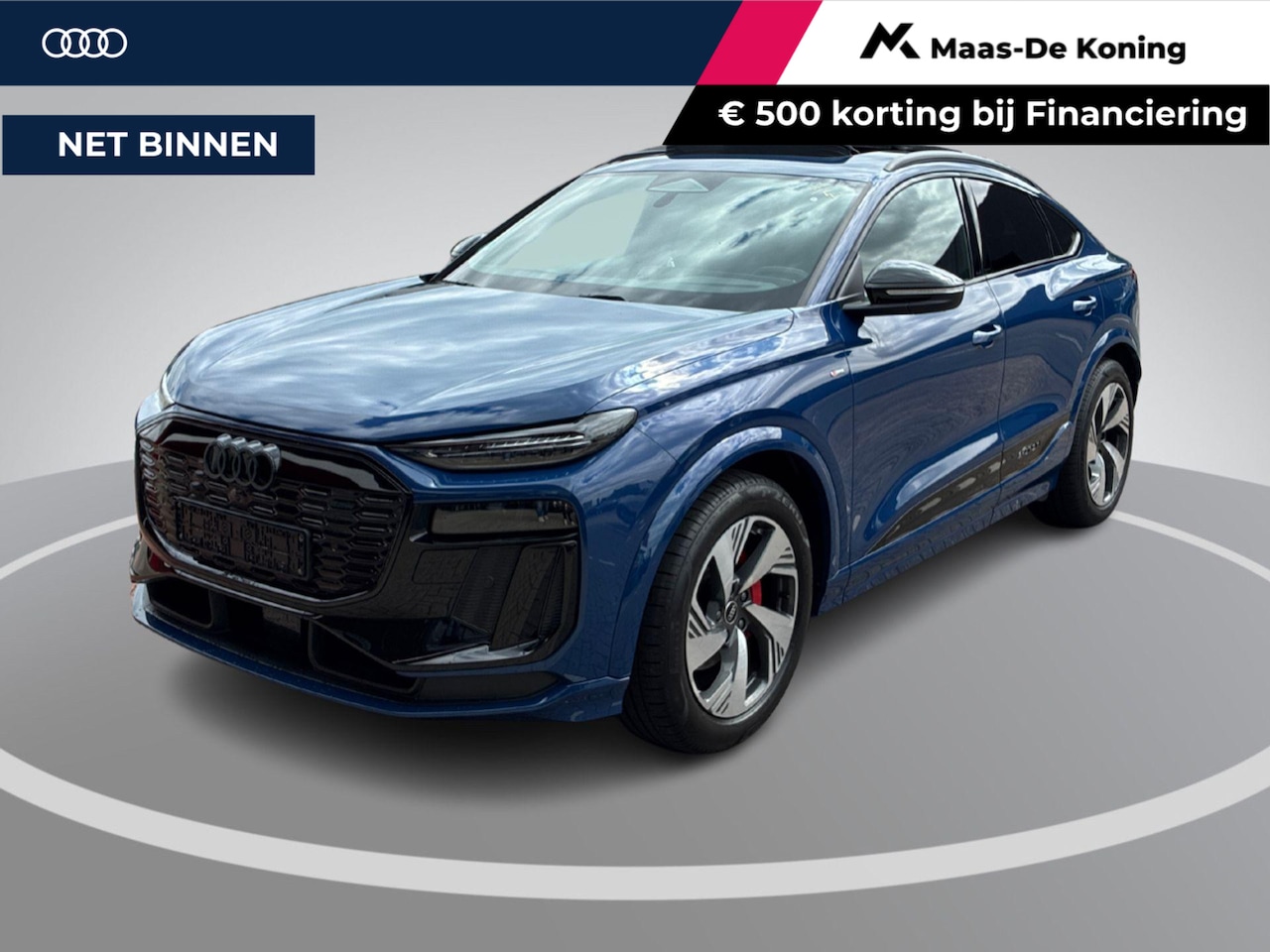 Audi Q6 Sportback e-tron - 306pk S edition performance 100 kWh · SOH 97,5% · Panoramadak · 360 Camera · Wegklapbare T - AutoWereld.nl