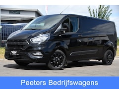 Ford Transit Custom - 300 2.0 TDCI L2H1 Black Edition MARGE, Cruise, Carplay, LED, Sensoren, 130pk, Automaat, Mu