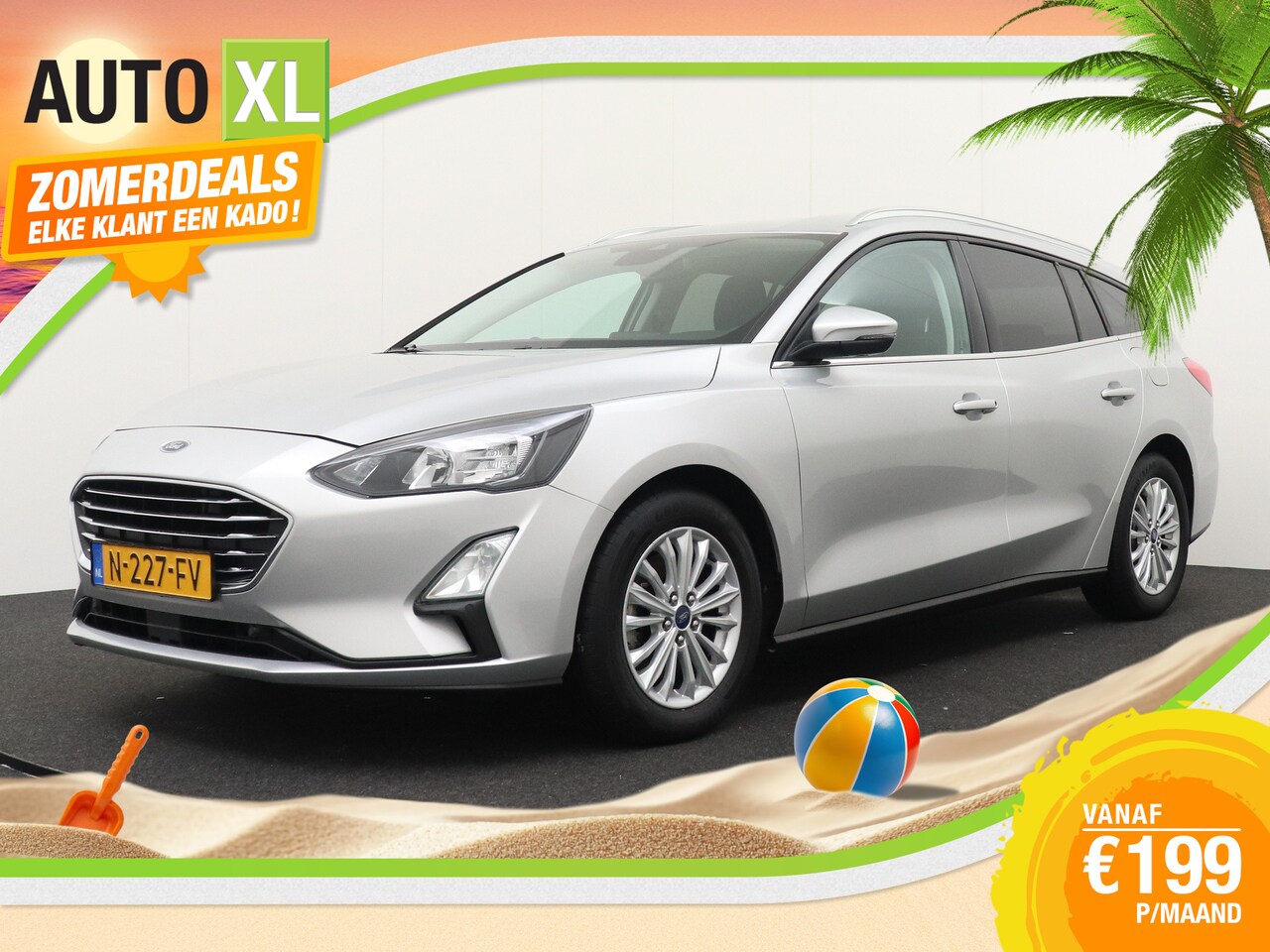 Ford Focus Wagon - 125PK Titanium X Camera Climate Carplay - AutoWereld.nl