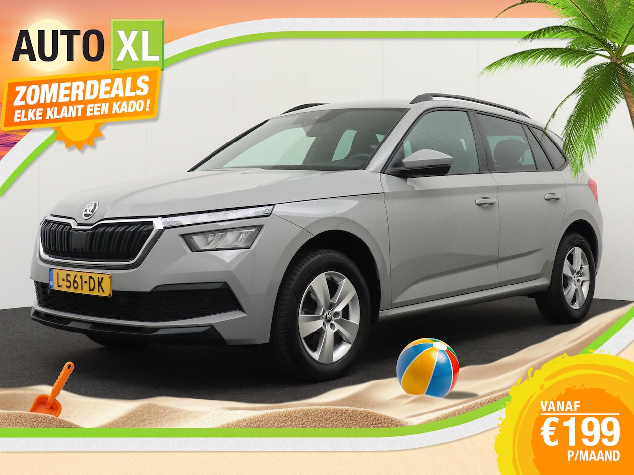 Skoda Kamiq - 1.5 TSI 150 PK Aut. Sport Trekhaak RS-Sportstoel Climate - AutoWereld.nl