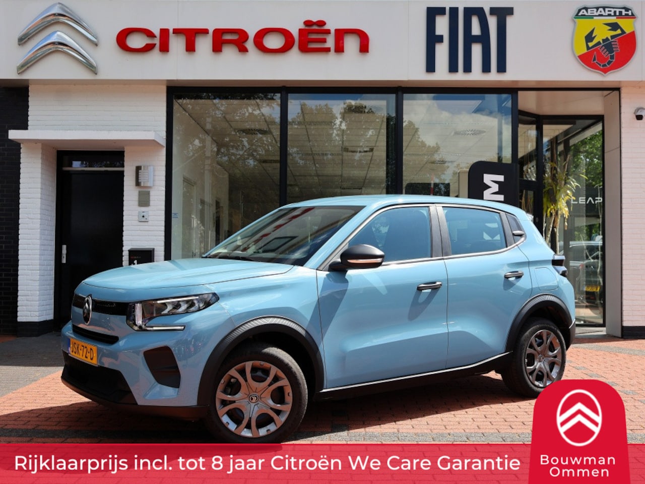 Citroën ë-C3 - EV 44kWh Comfort Range 113PK Automaat You, Rijklaarprijs | Bluetooth | Smartphone houder | - AutoWereld.nl