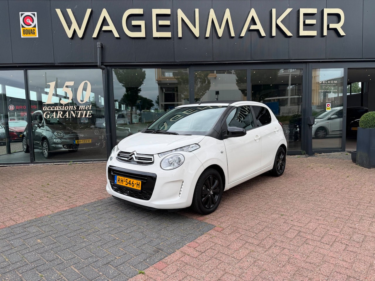 Citroën C1 - 1.0 VTi Airscape Shine Aut|Leder|NAVI|Cam|OpenDak - AutoWereld.nl