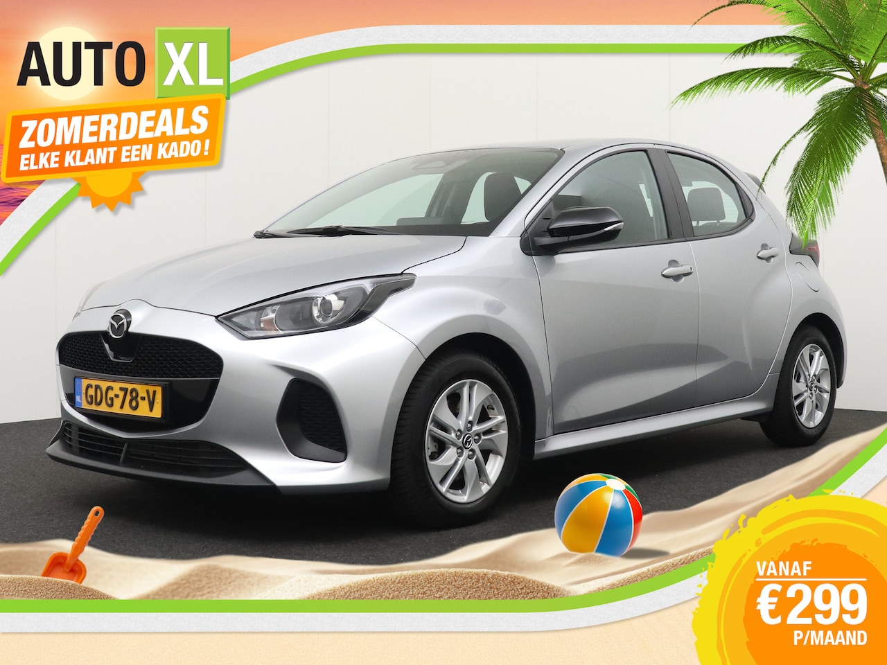 Mazda 2 Hybrid - 1.5 93 PK Aut. Centre-line Camera Stoelverw. Climate Carplay - AutoWereld.nl