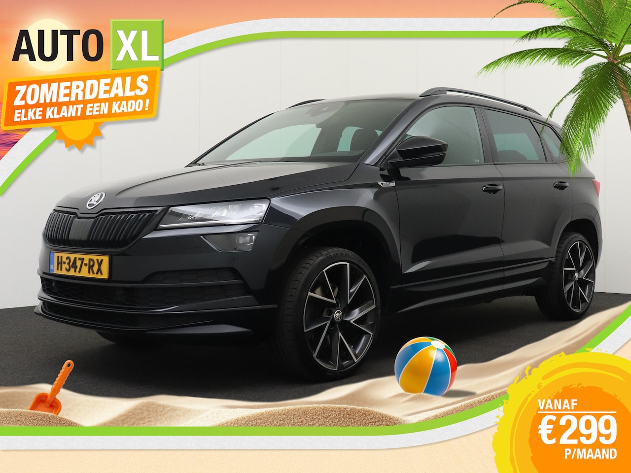 Skoda Karoq - 1.5 TSI 150 PK Aut. Sportline Adap.Cruise 19'LMV Camera - AutoWereld.nl