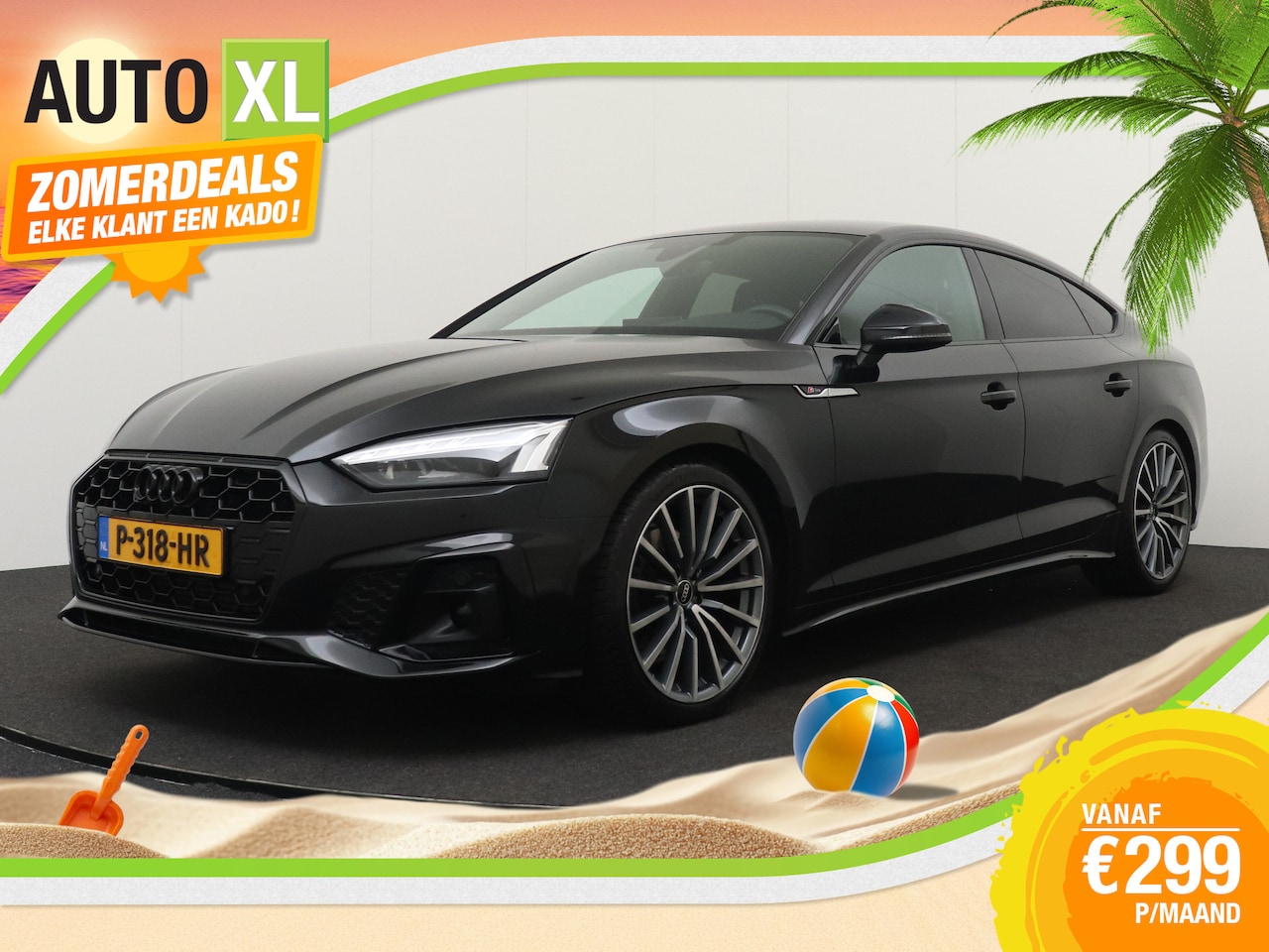 Audi A5 Sportback - 2.0 TFSI S-Line Competition Black-Ed Camera 19'LMV Carplay - AutoWereld.nl
