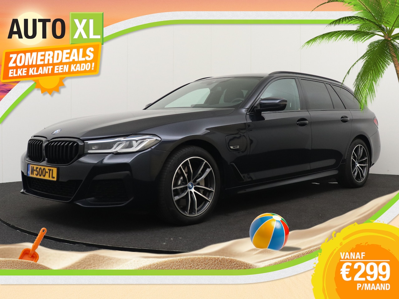 BMW 5-serie Touring - 530e M-Sport Laser-LED Leder/Sportstoel Camera Carplay - AutoWereld.nl