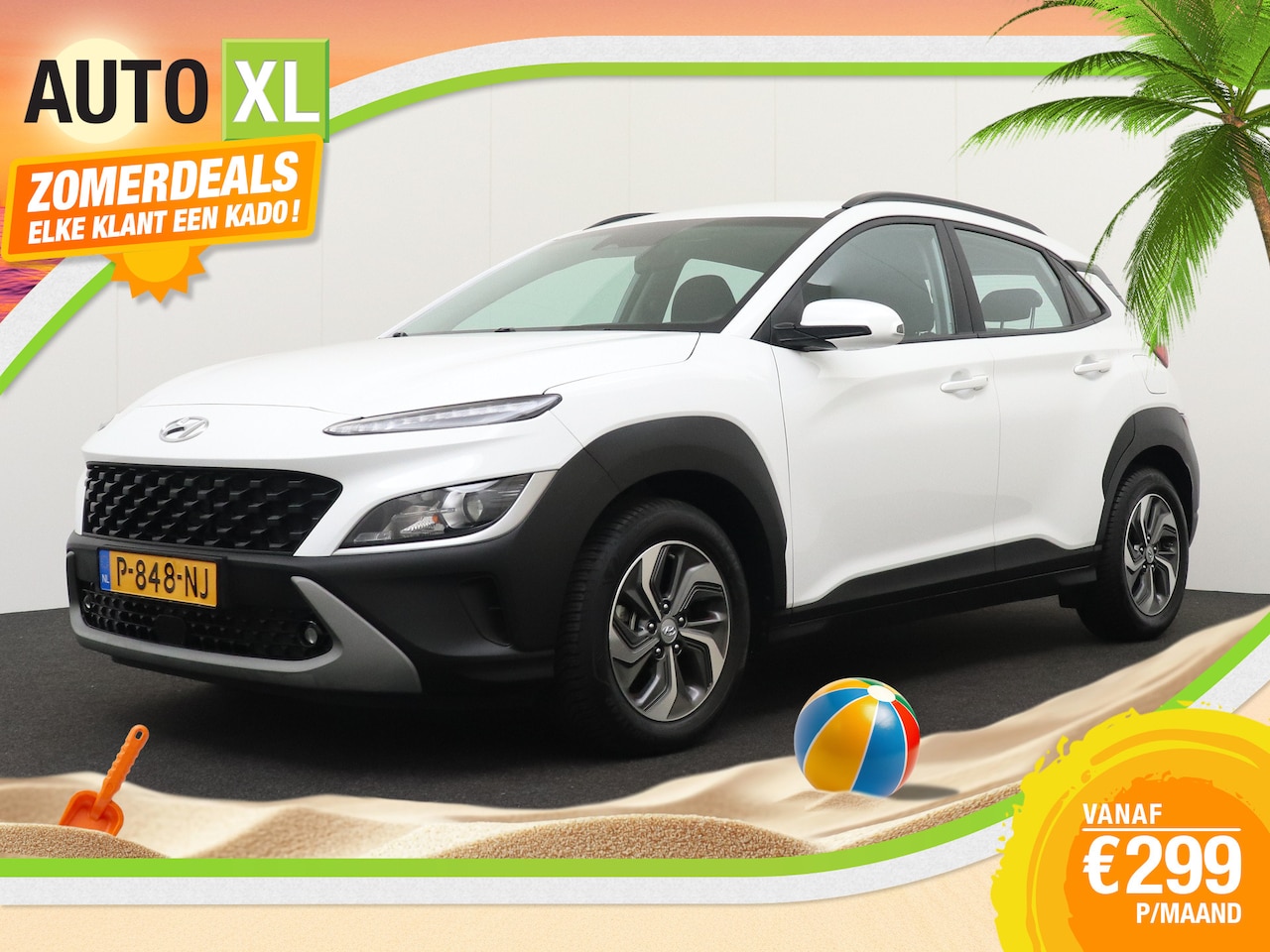 Hyundai Kona - 1.6 GDI Aut. Hybrid Comfort Adapt. Cruise Climate Carplay - AutoWereld.nl