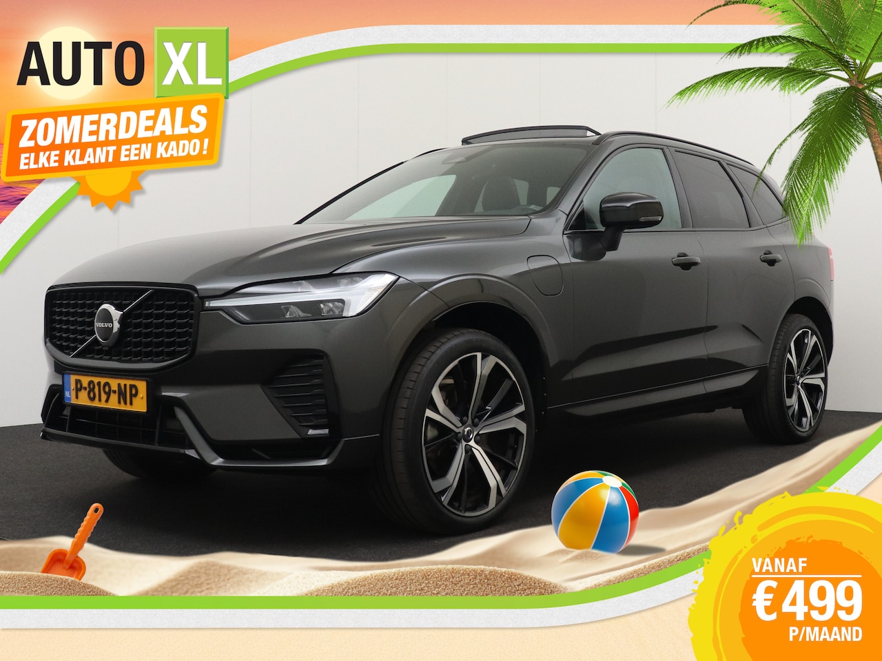 Volvo XC60 - 2.0 T6 PHEV AWD R-Design Pano-dak Elek.Trekhaak Sportstoelen - AutoWereld.nl