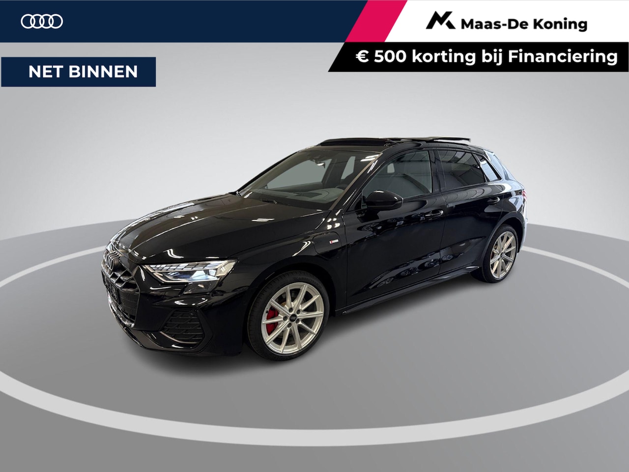 Audi A3 Sportback - 45 TFSIe 272pk S-tronic S edition Competition · Panoramadak · Sonos Audio · Camera · Head- - AutoWereld.nl