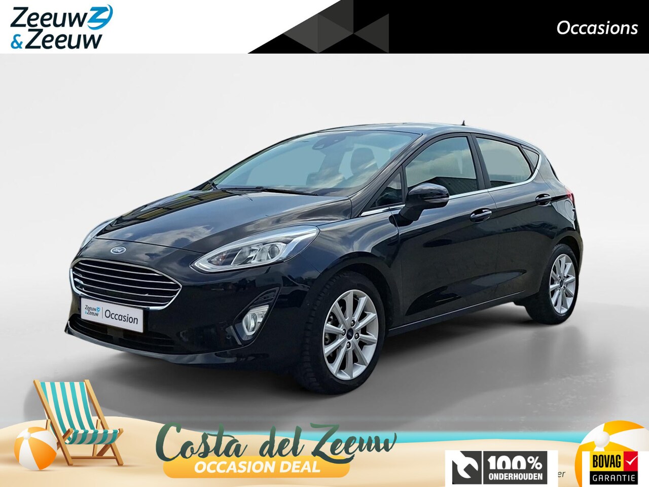 Ford Fiesta - 1.0 EcoBoost Titanium | Dealeronderhouden | First edition pack | Adaptieve cruise control - AutoWereld.nl