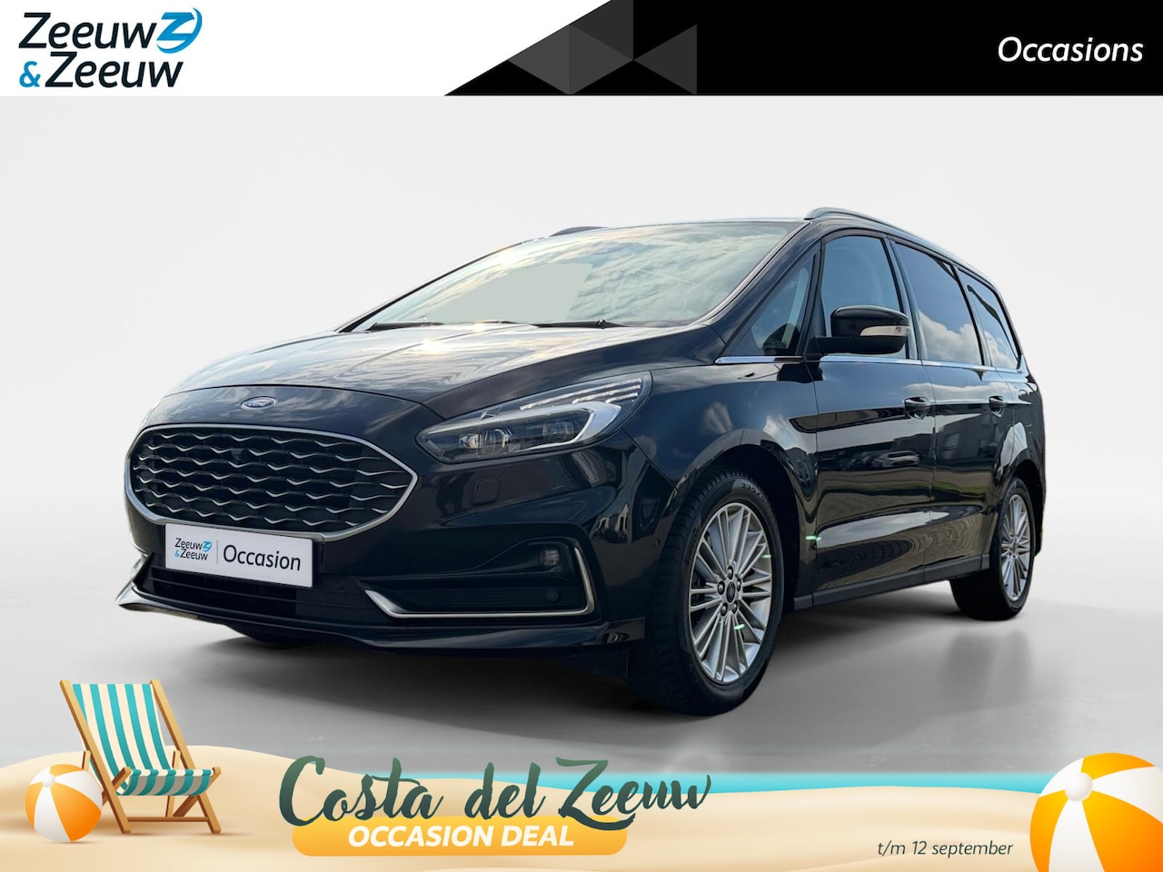 Ford Galaxy - 2.5i HEV | Dealer onderhouden | Automaat | Pano dak | BLIS | 7 persoons | Lederen bekledin - AutoWereld.nl