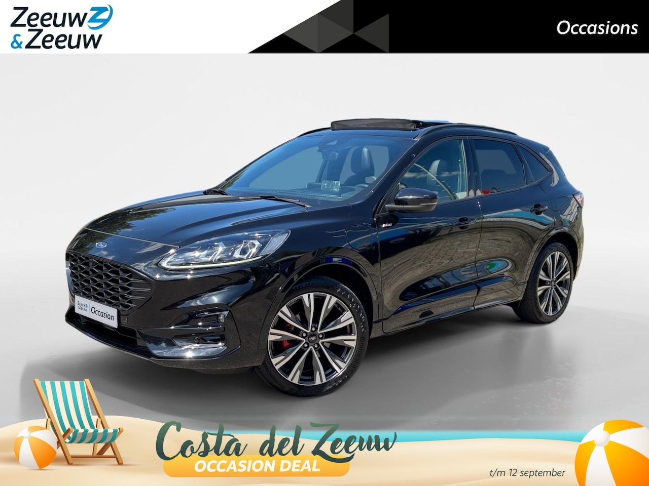 Ford Kuga - 2.5 PHEV ST-Line X 225PK | Panoramadak | Adaptieve Cruise Control | BLIS | El. Stoel | LED - AutoWereld.nl