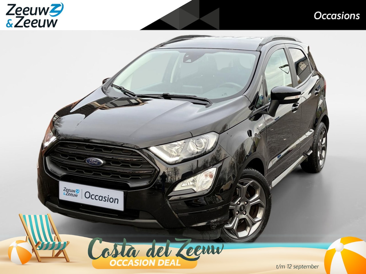 Ford EcoSport - 1.0 EcoBoost ST-Line | Winter Pack | Climate Control | Parkeersensoren | Apple CarPlay / A - AutoWereld.nl