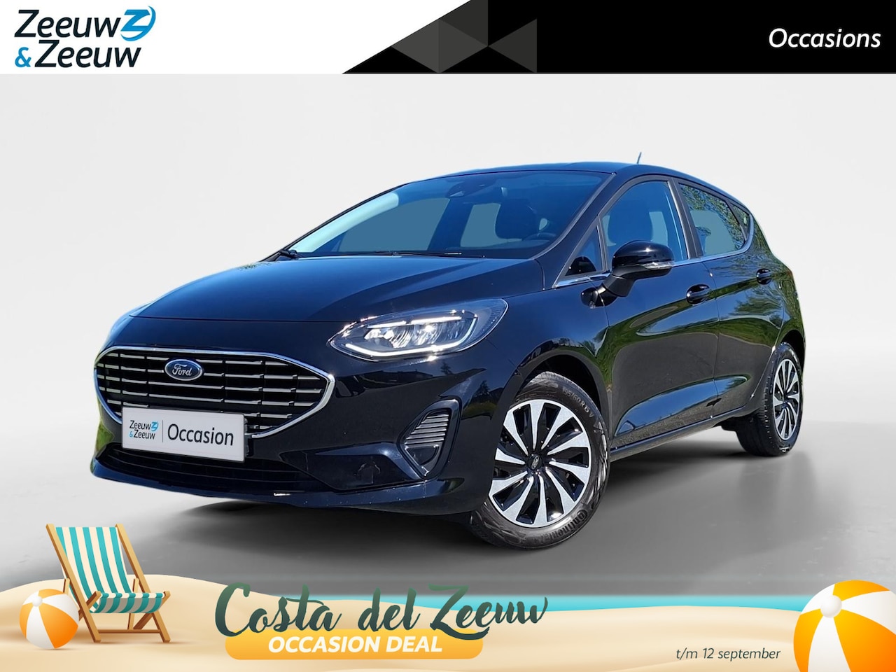 Ford Fiesta - 1.0 EcoBoost Hybrid Titanium | NL-Auto | 1e Eigenaar | Winterpack | Keyless Entry | LED | - AutoWereld.nl