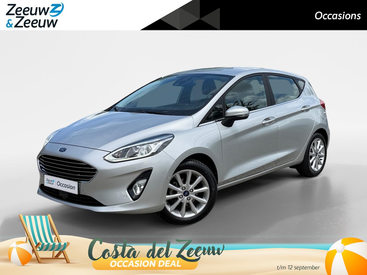 Ford Fiesta - 1.0 EcoBoost Titanium |Apple Carplay/Android Auto| Trekhaak| Voorrutverwarming| 12 maanden - AutoWereld.nl