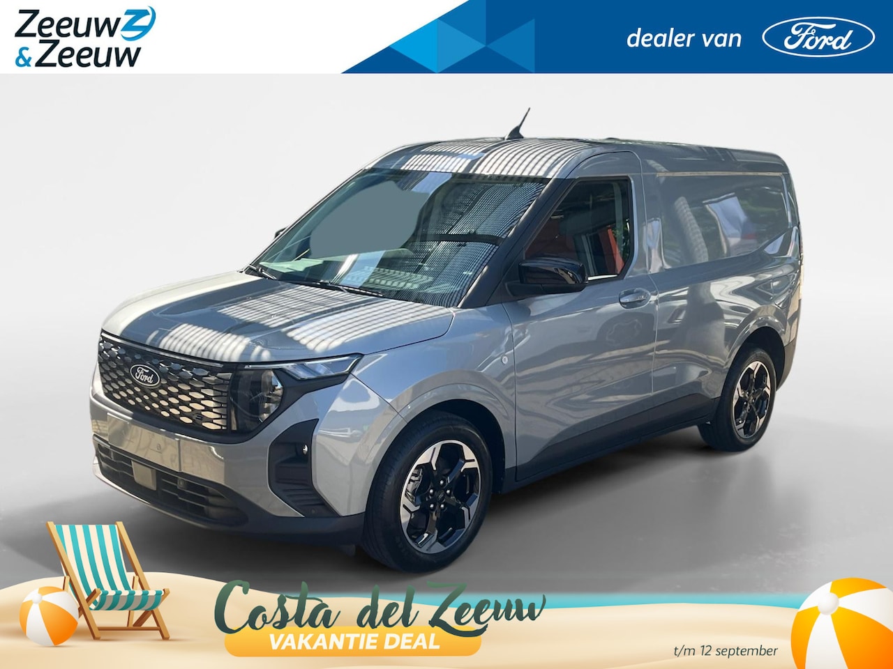 Ford Transit Courier - E-Transit Limited 46 kWh Let op! te bestellen voertuig! | Nu met 0,99% rente actie op fina - AutoWereld.nl