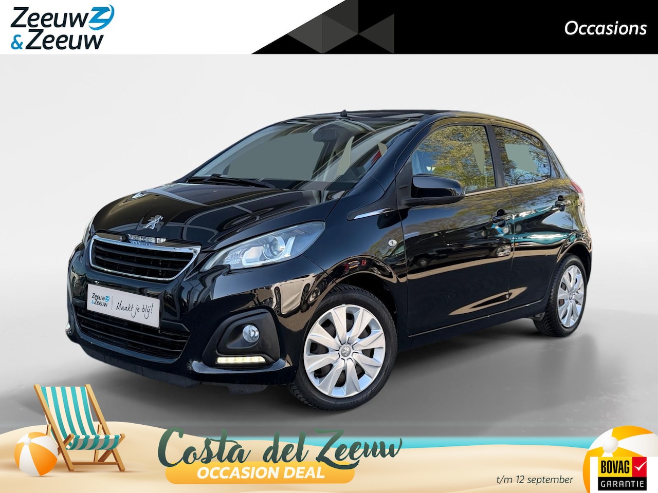 Peugeot 108 - 1.0 VTi Active Top | 12 maanden garantie! CABRIO | Airco | Bluetooth | | - AutoWereld.nl