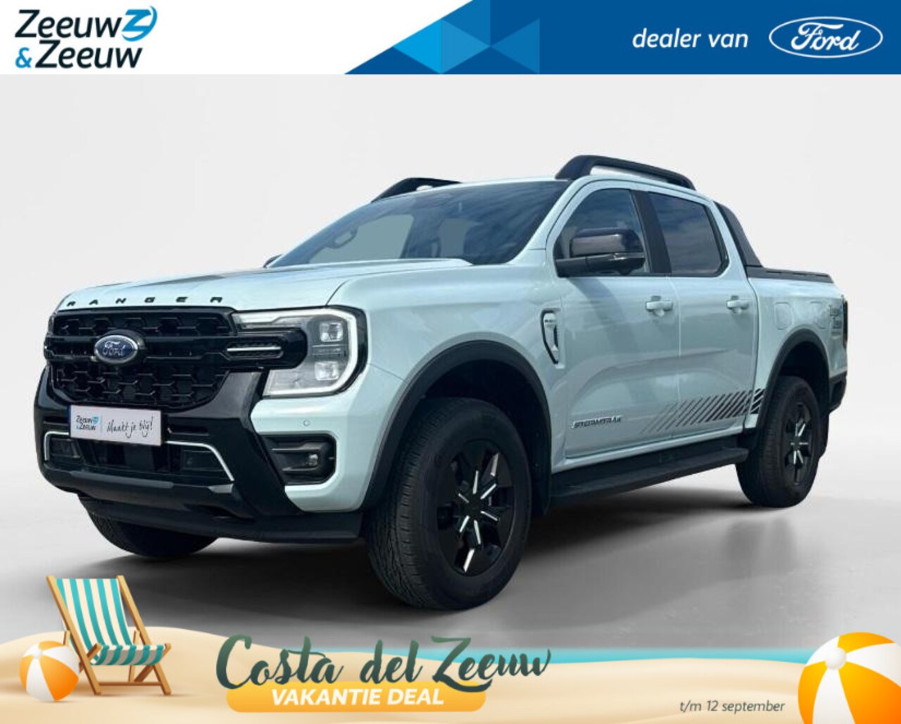 Ford Ranger - Stormtrak 2.3 PHEV 279pk 10-traps automaat | 5 persoons | GRIJS kenteken | Nu rente actie - AutoWereld.nl