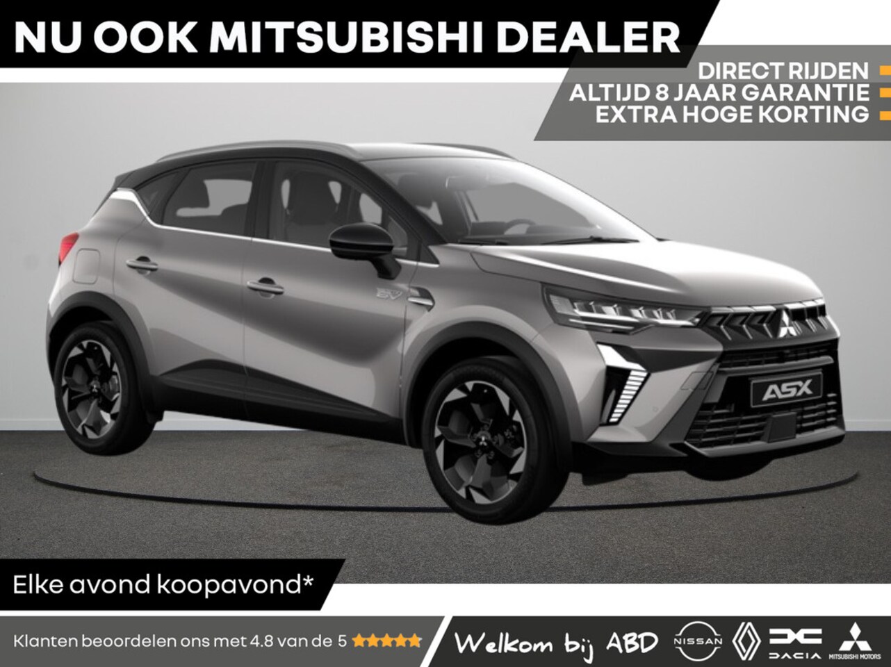 Mitsubishi ASX - Executive 1.8 HEV | Achteruitrijcamera | Adaptive Cruise Control (ACC) (alleen automaat) | - AutoWereld.nl