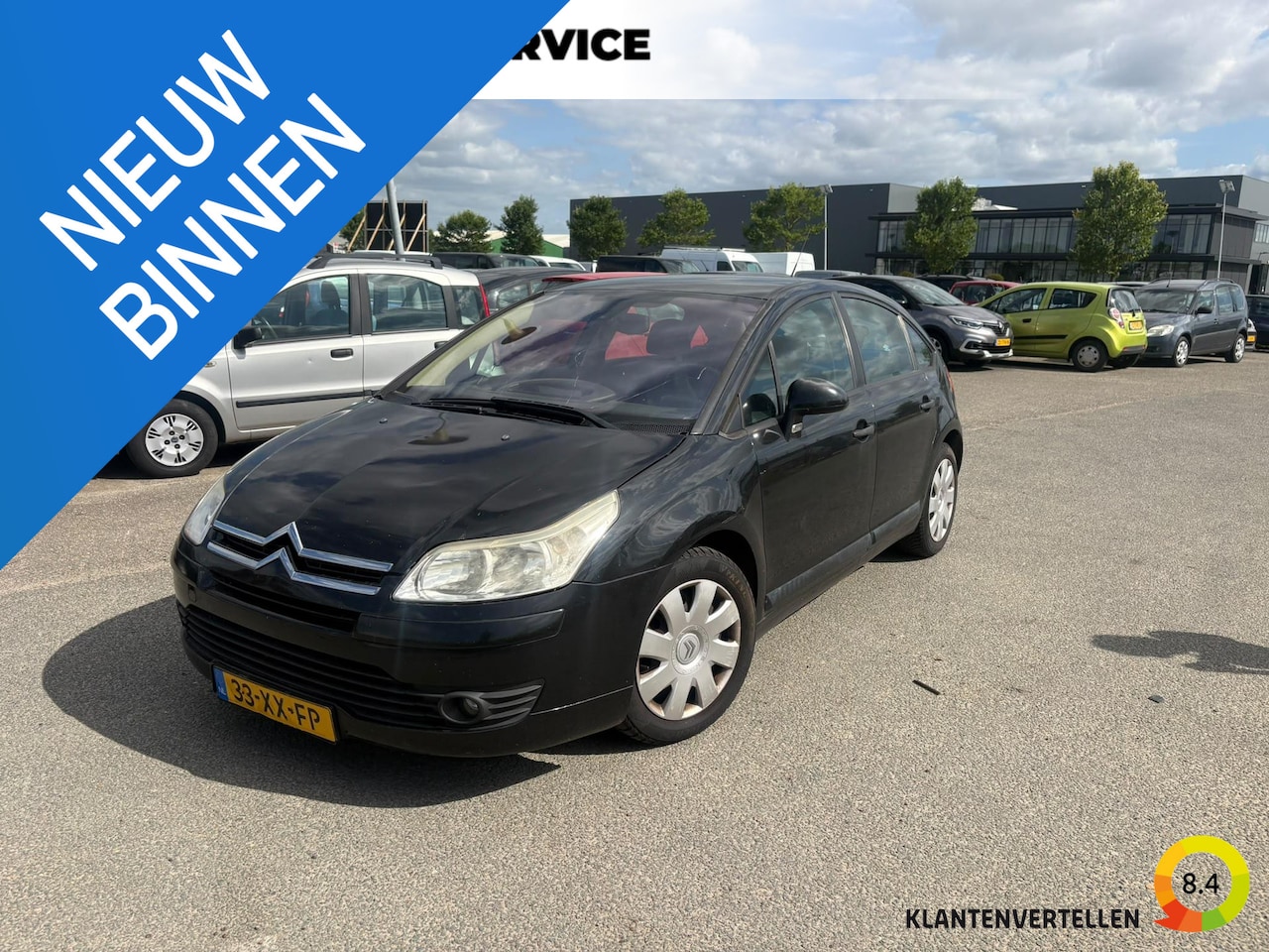 Citroën C4 - 1.6-16V Image Barst in voorruit! Airco, trekhaak, pdc achter - AutoWereld.nl