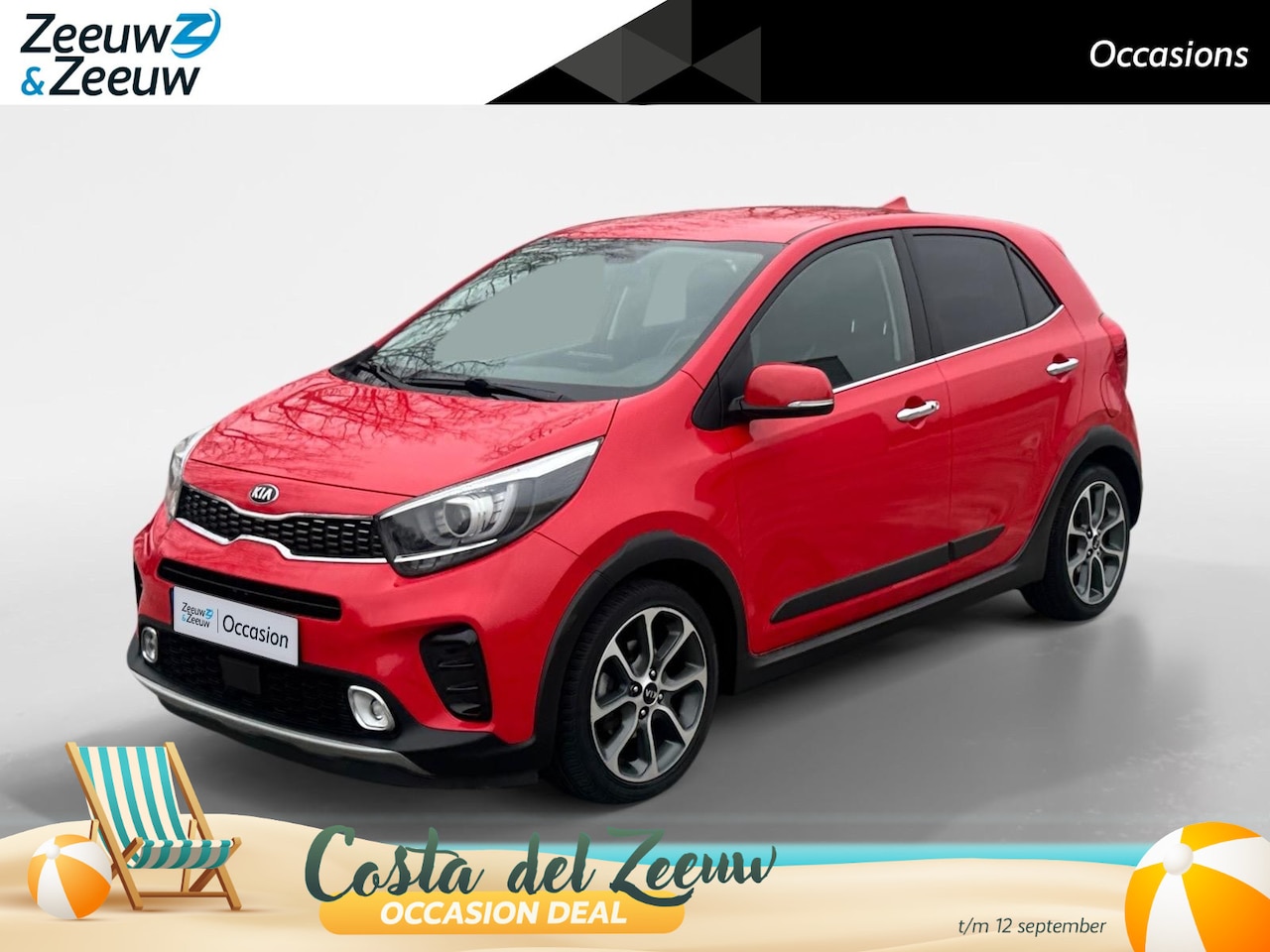 Kia Picanto - 1.0 T-GDI X-Line 100PK Turbo | Navi | Clima | Camera | Stoel-/Stuurverwarming | Leder | LM - AutoWereld.nl