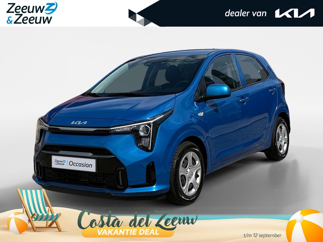 Kia Picanto - 1.0 DPI DynamicLine | cruise control adaptief en stuurhulp | Camera | Navigatie | Carplay - AutoWereld.nl