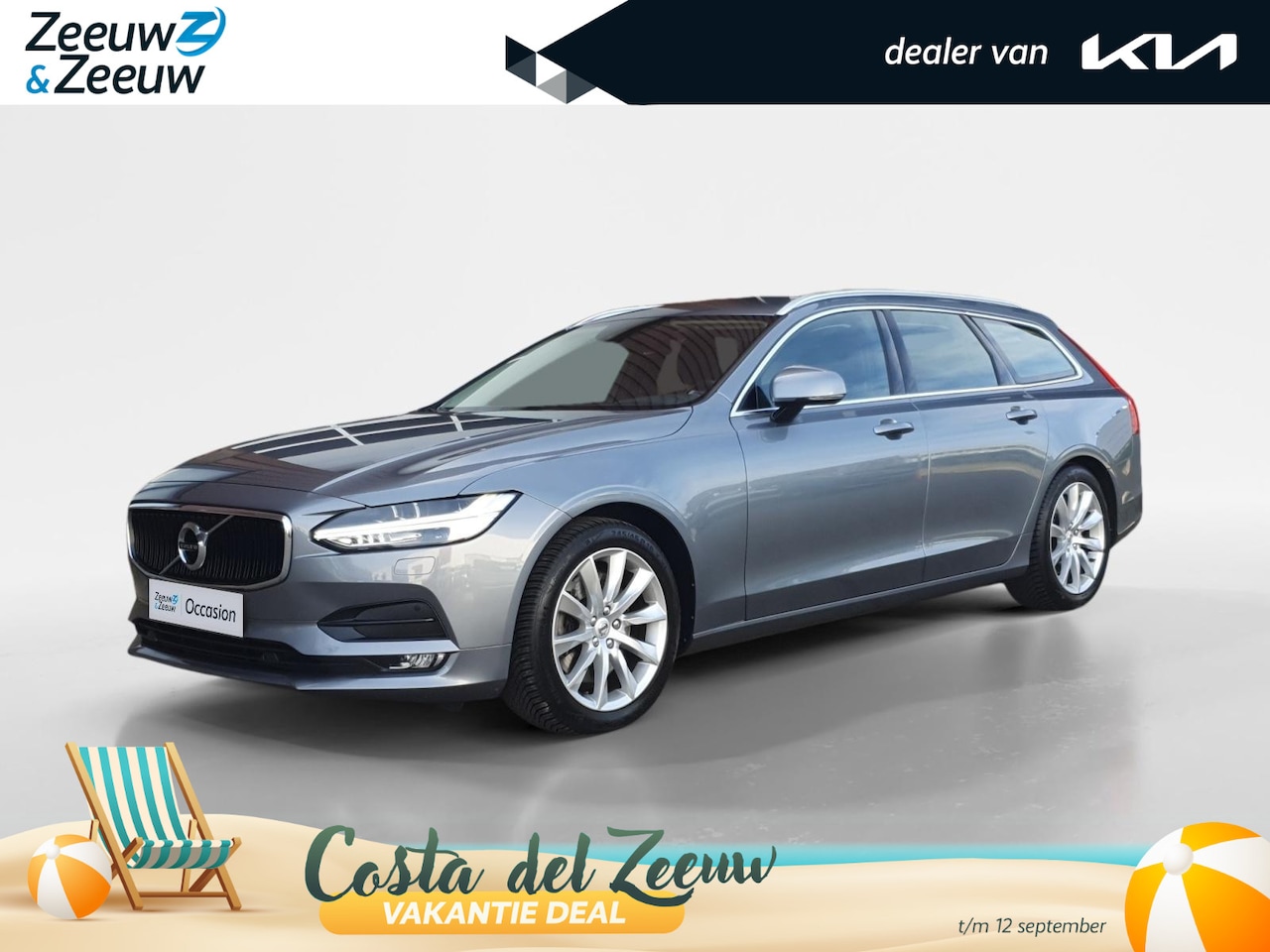 Volvo V90 - 2.0 T4 Momentum | Stoel en stuurverwarming | Elektrisch bedienbare voorstoelen | Camera | - AutoWereld.nl