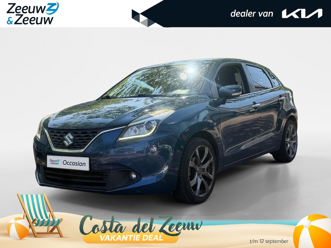 Suzuki Baleno - 1.0 Boosterjet High Executive TREKHAAK | CLIMATE CONTROL | DEALER ONDERHOUDEN | STOELVERWA - AutoWereld.nl