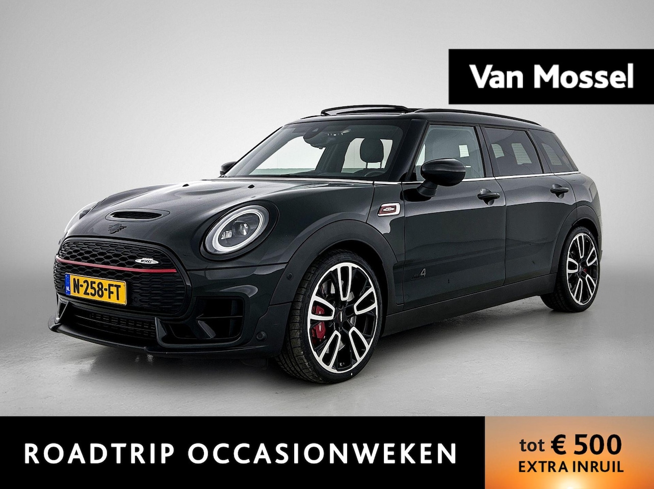 MINI Clubman - 2.0 JCW ALL4 John Cooper Works | Automaat | Panoramadak | Navigatie | Memory seats | Virtu - AutoWereld.nl