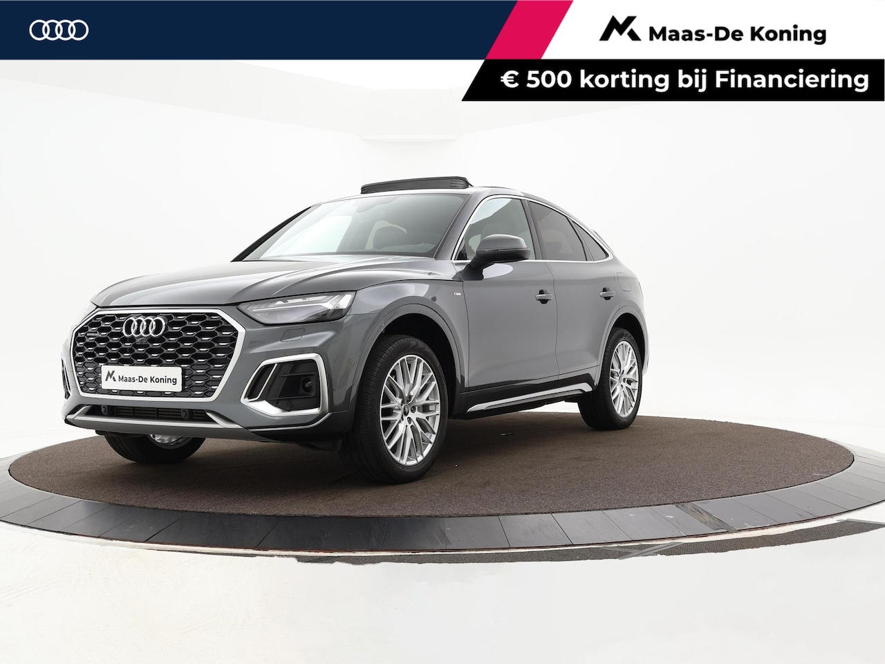 Audi Q5 Sportback - 50 TFSIe 299pk S-Tronic S edition Competition · Panoramadak · Camera · Keyless · Elek. Sto - AutoWereld.nl