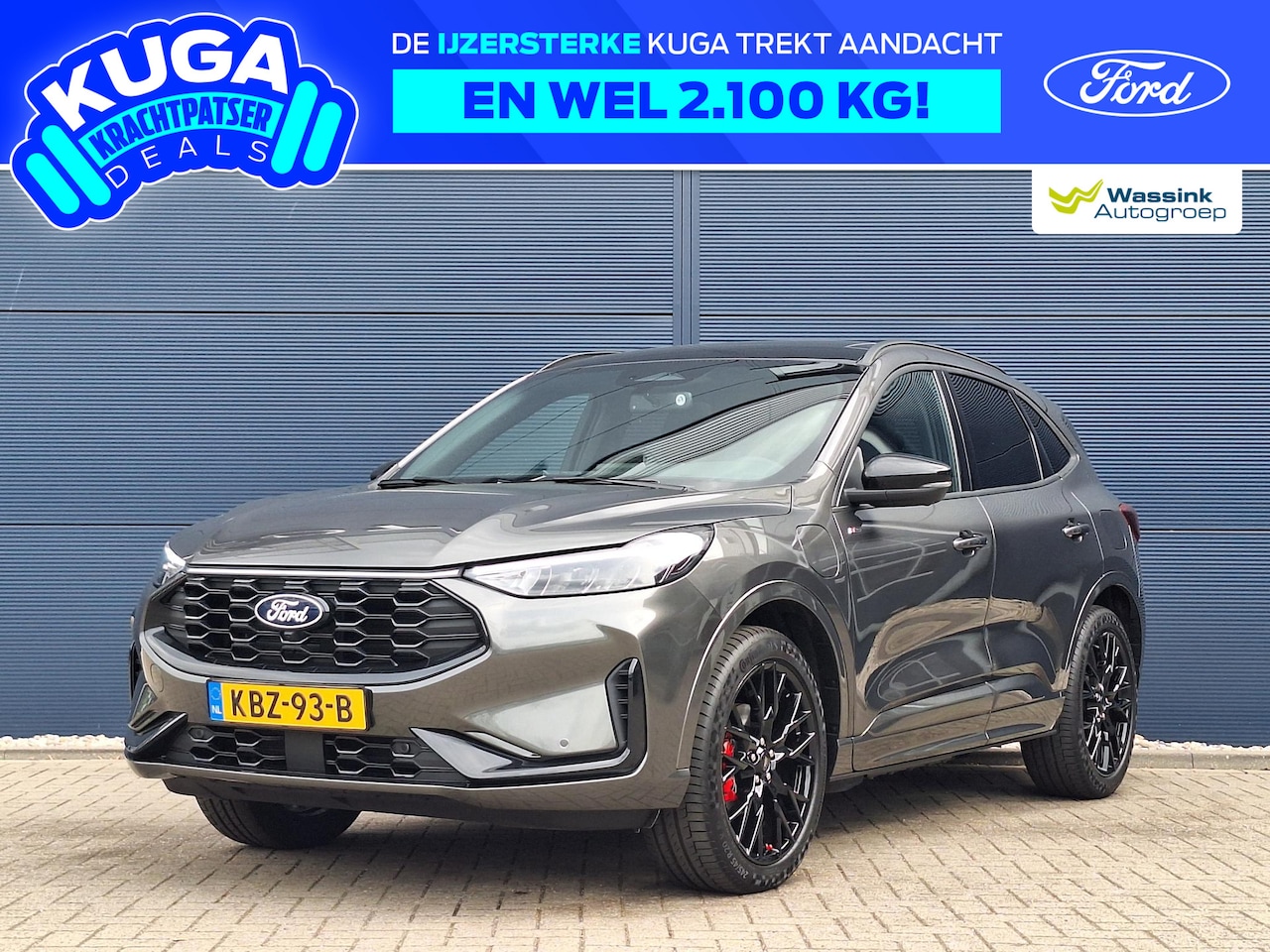 Ford Kuga - 2.5 PHEV ST-Line X | Winter Pack | Black Pack | Panoramisch Schuif-kanteldak | Trekhaak 21 - AutoWereld.nl