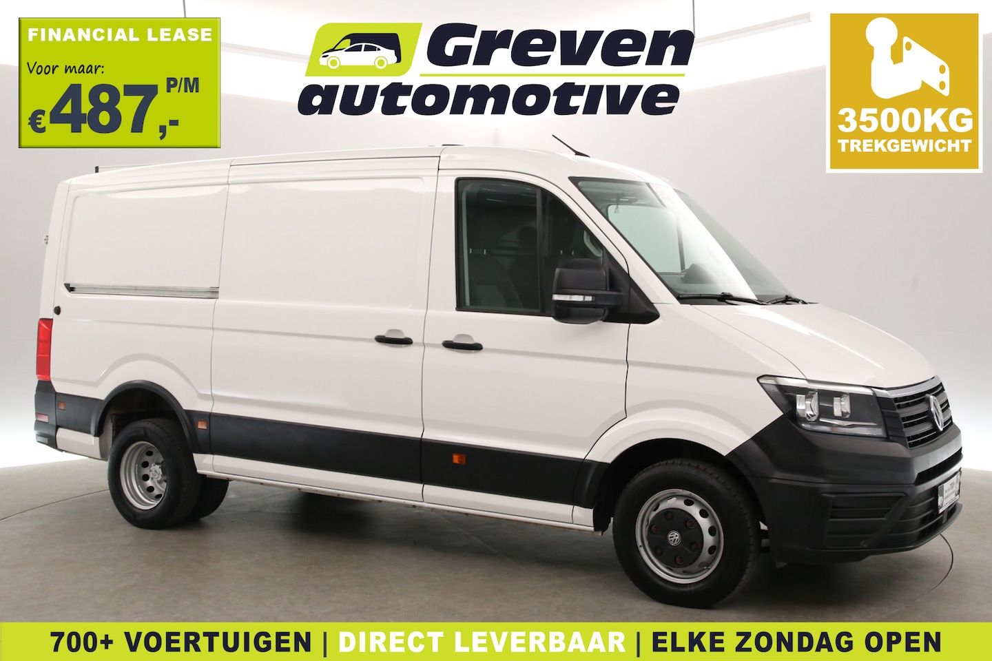 Volkswagen Crafter - 2.0 TDI N1* 177PK L3H2 | Dubbellucht | 3500kg Trekgew. | Airco | Cruise | Camera | Carplay - AutoWereld.nl