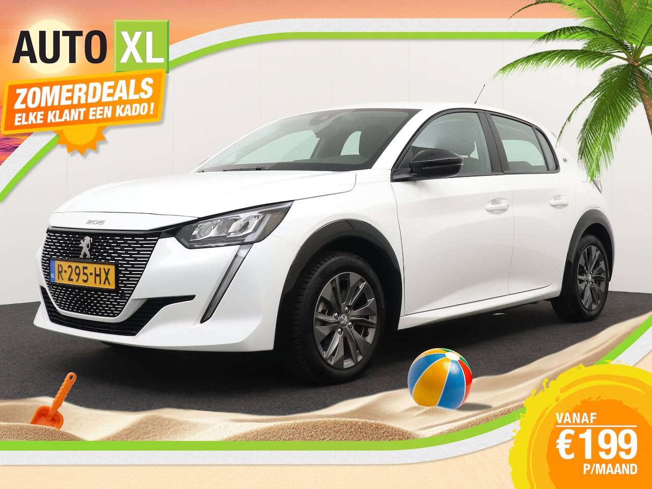 Peugeot e-208 - EV 50 kWh (95%SOH) Navi Climate Park.Sens LED 16'LMV - AutoWereld.nl