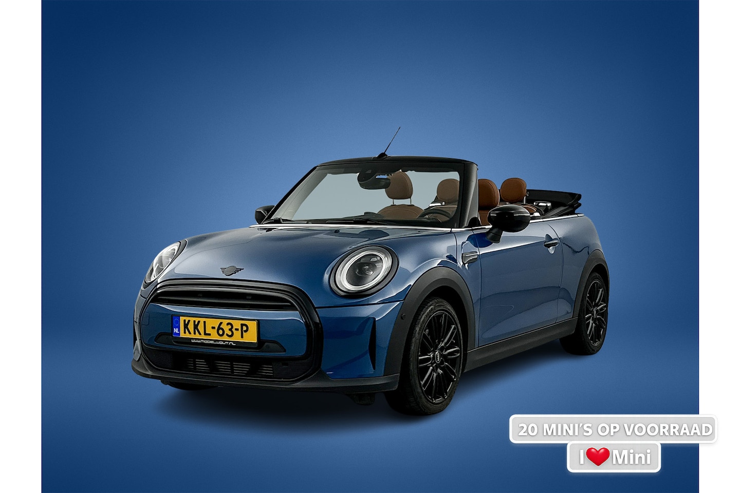 MINI Cabrio - 1.5 Cooper Premium plus Leder/Head-up Display/Camera/Carplay - AutoWereld.nl