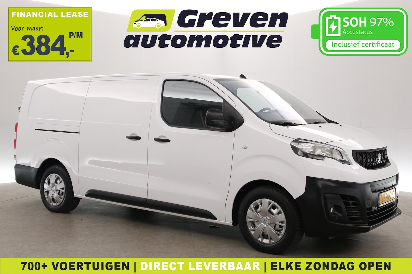 Peugeot e-Expert - 75 kWh L3H1 | Snelladen | SOH 97% | Airco | Cruise | Carplay | 3 Zits | Parkeersens. - AutoWereld.nl